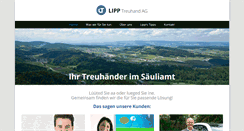 Desktop Screenshot of lipptreuhand.ch